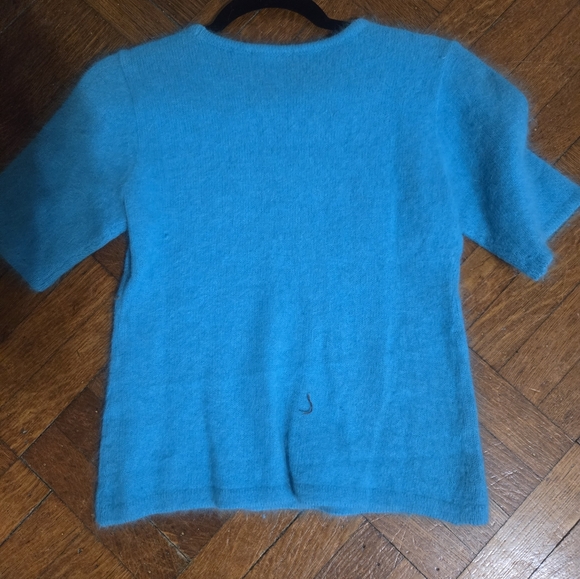 Grinda Angora Plush Shortsleeve Sweater Sz Med Nwot Hp🔥🔥🔥 - Picture 5 of 5